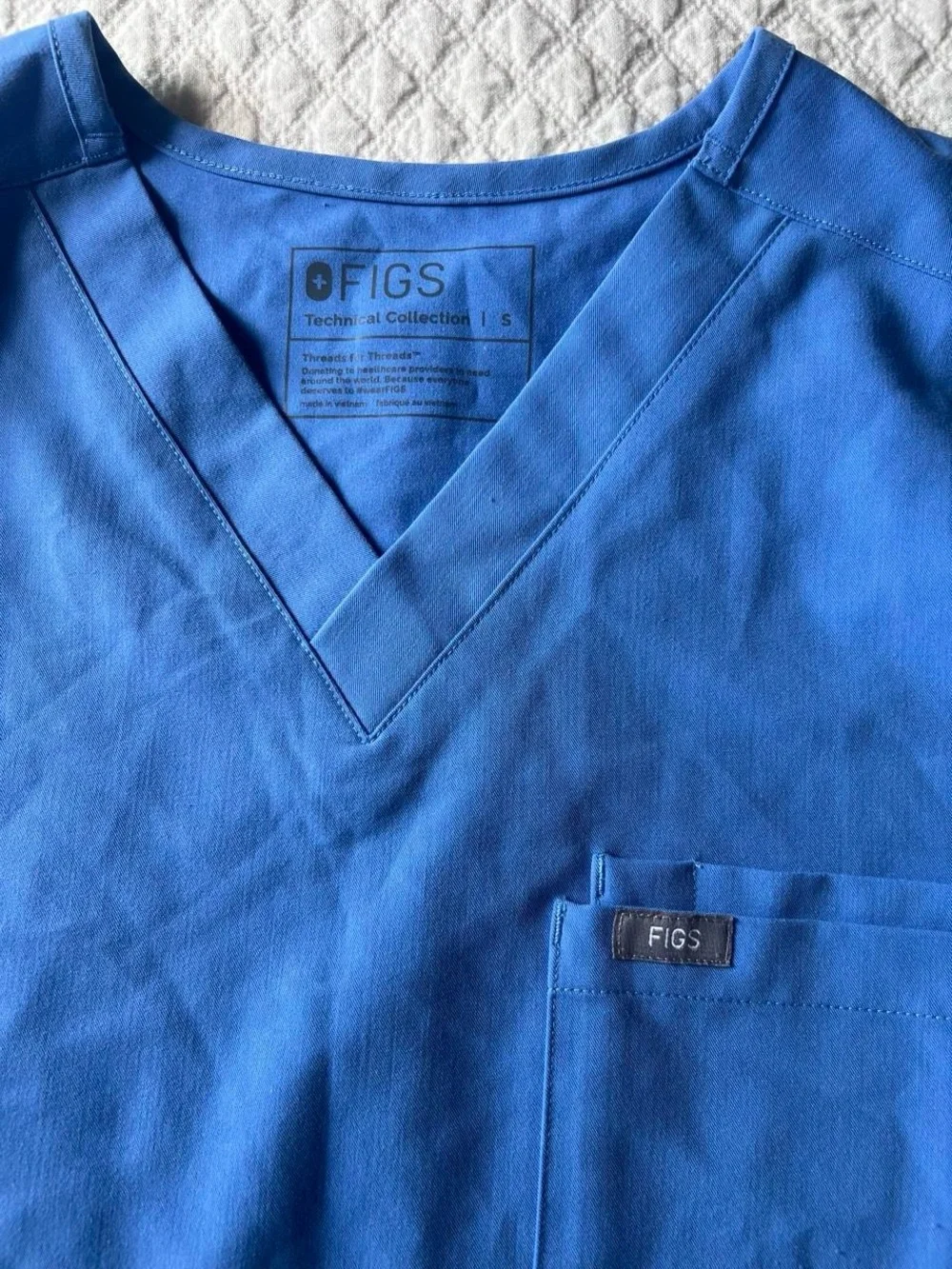 Figs Men’s Scrub Set Ceil Blue